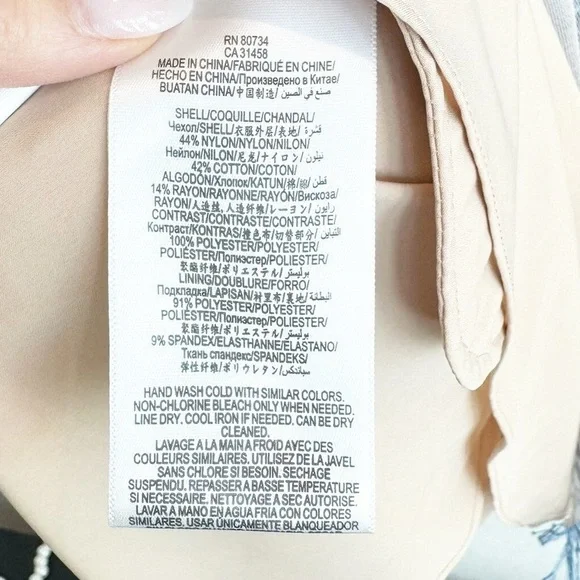 Bcbgmaxazria Women’s Taran Mini Dress Blue Lace Fit And Flare  Size 12 - Picture 9 of 11